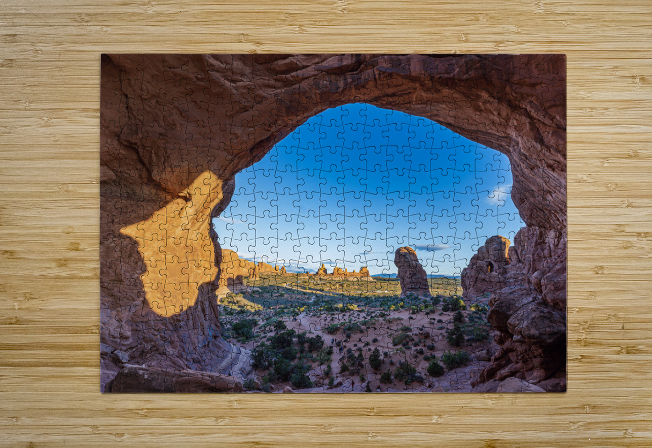 Sunset Man Geoffrey Prior Puzzle printing