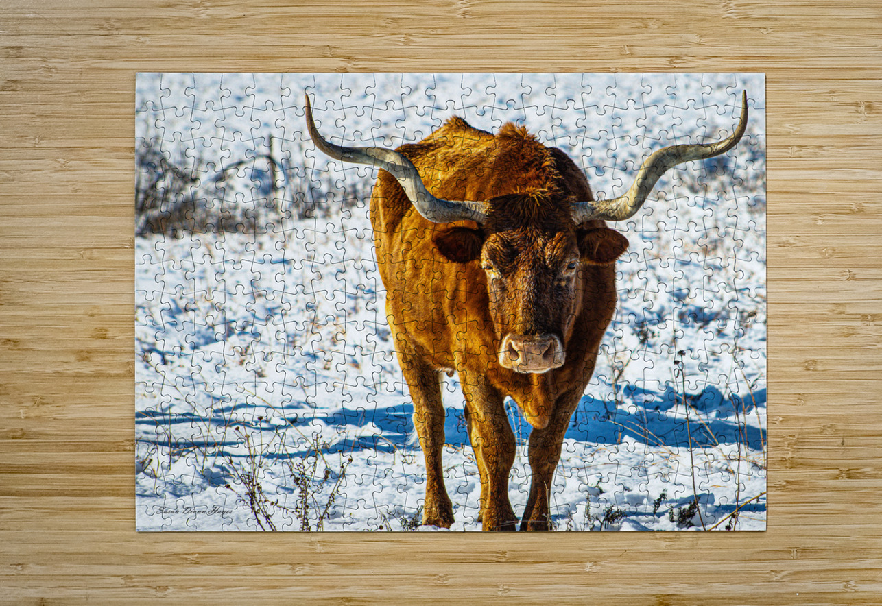 Twisted Sister In the Snow Susan Diann Photography Puzzle printing