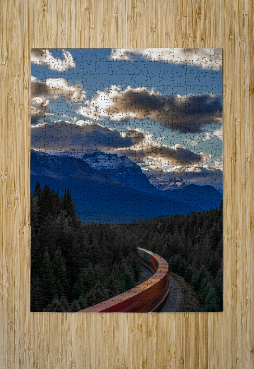 Bow Valley Train Geoffrey Prior Puzzle printing