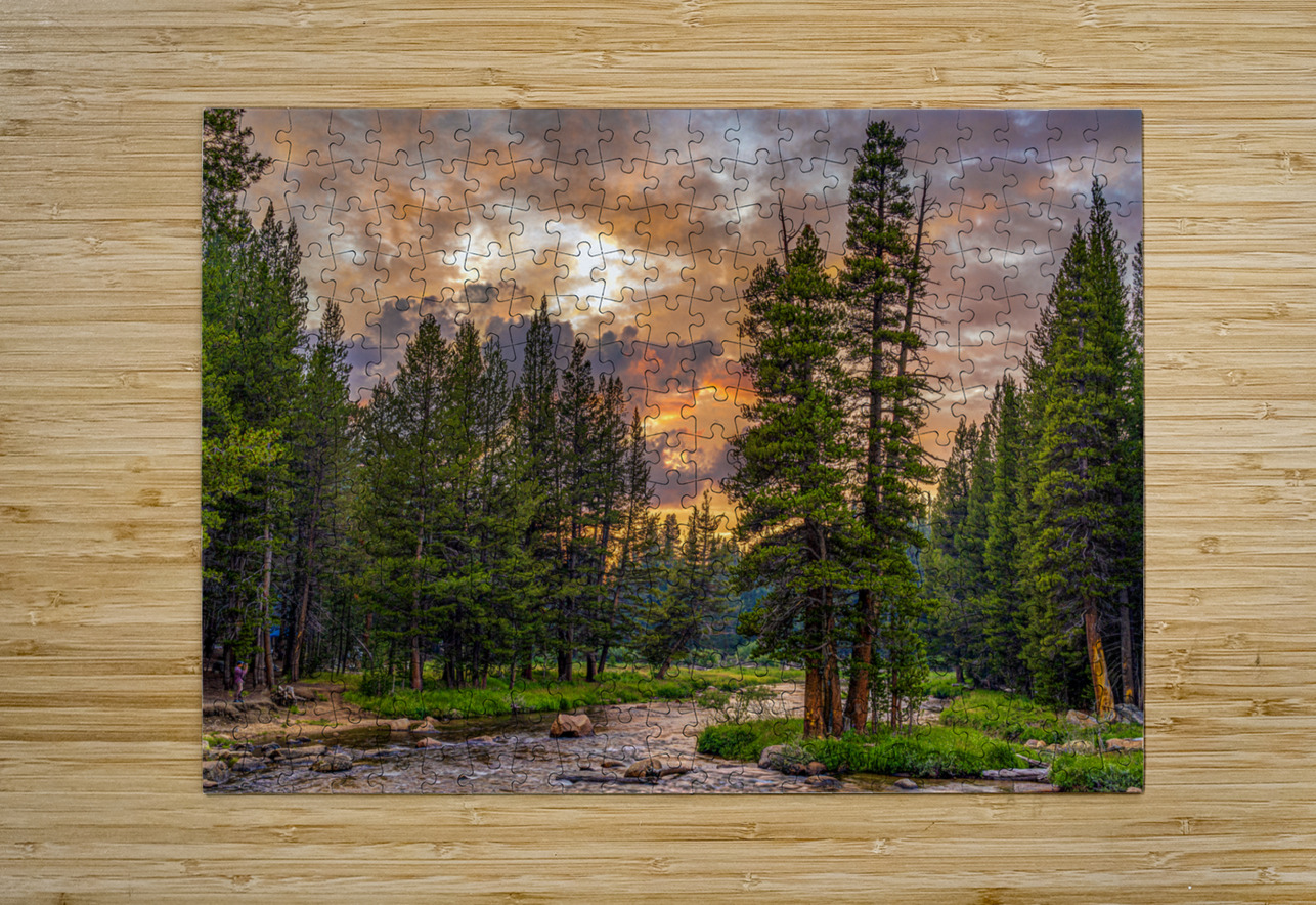 Tuolumne Meadows Sunset Geoffrey Prior Puzzle printing