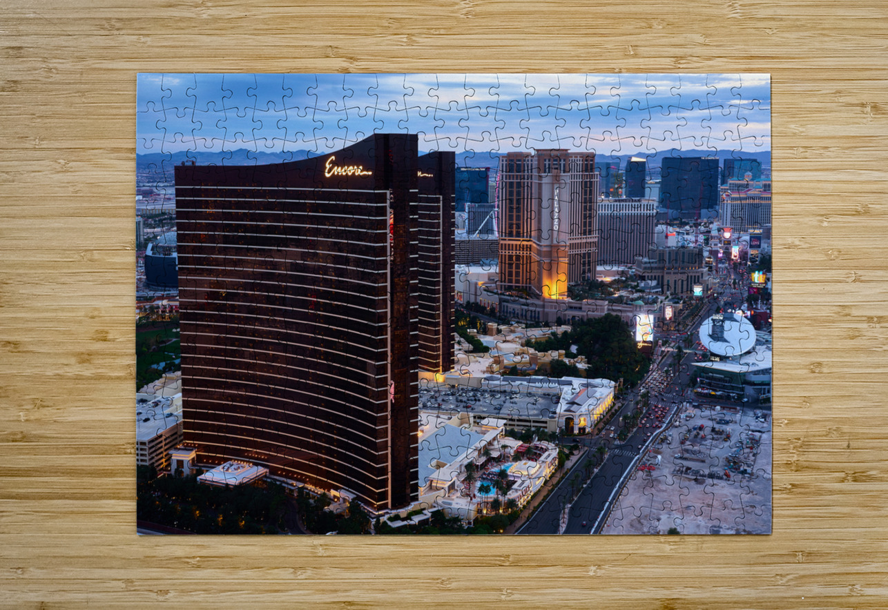 Las Vegas Skyline A9200622 Sanjeev Singhal Puzzle printing