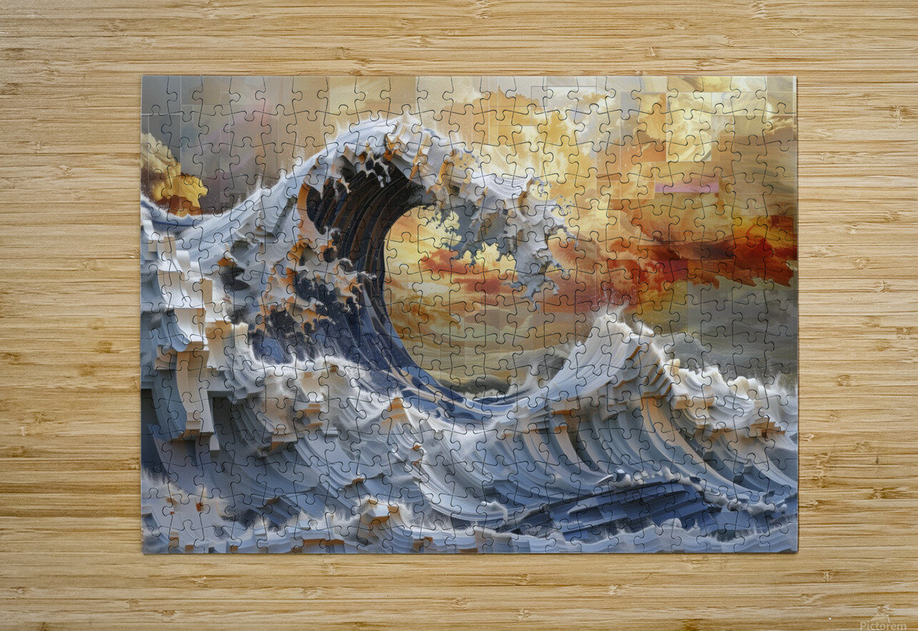 Constructed DeepEarth Photography Puzzle printing