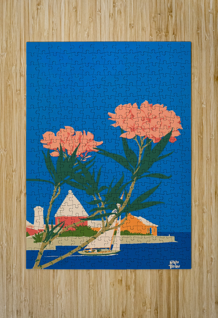 adolph treidler bermuda art Row One Brand Puzzle printing