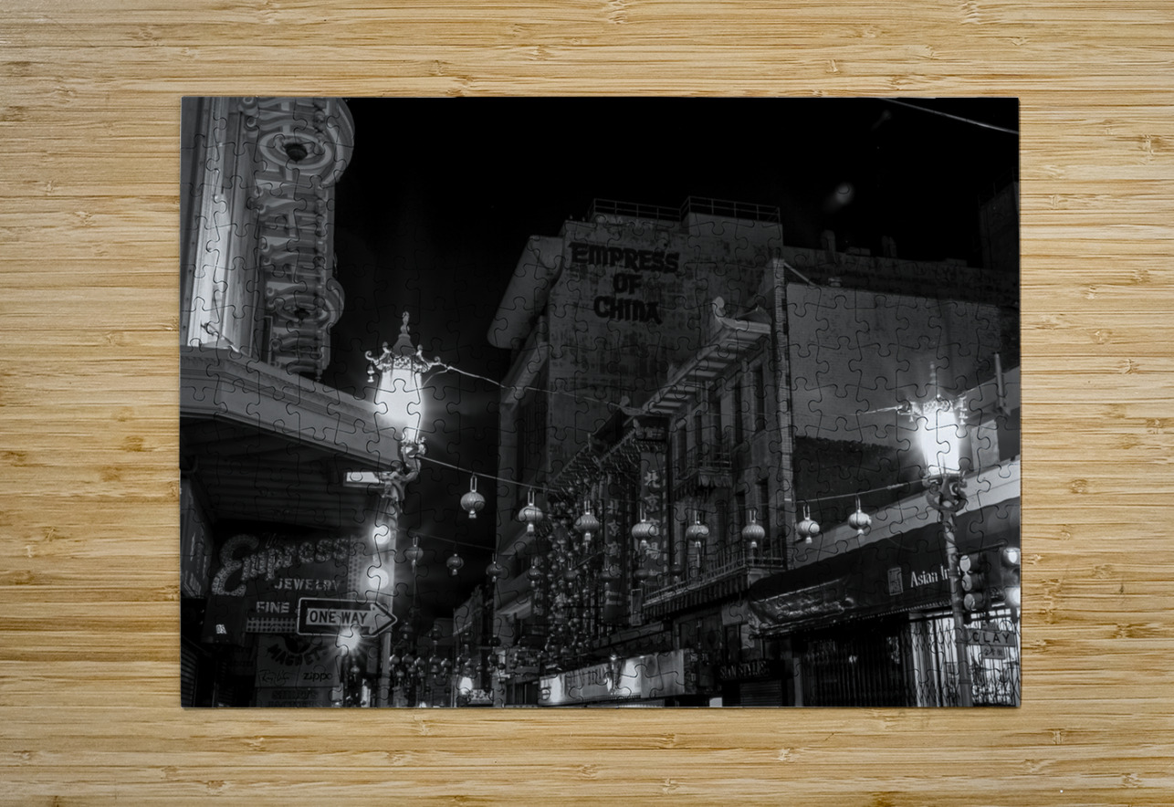empress of china chinatown  horizontal 2948 Empre Black And White Puzzle printing