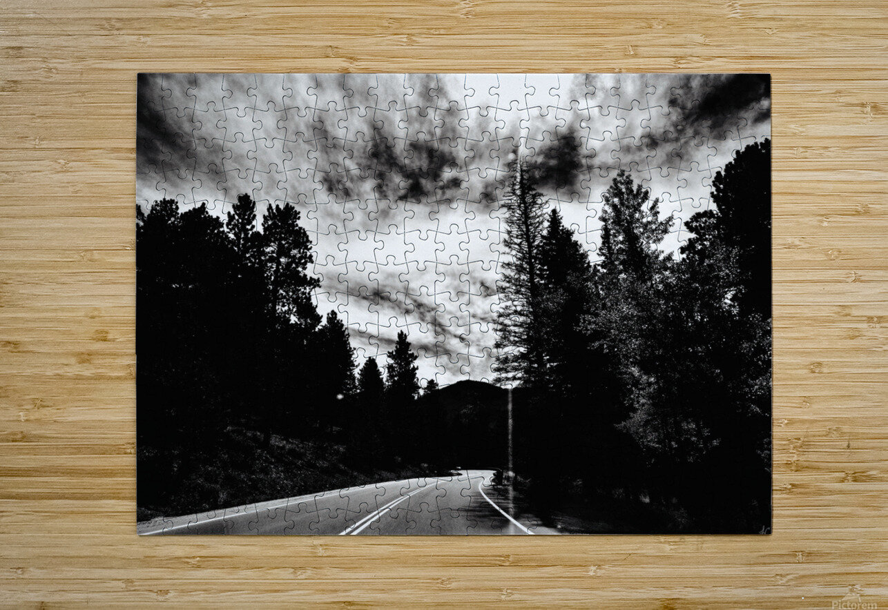 A Dark  Stormy Night Ell Cee Puzzle printing