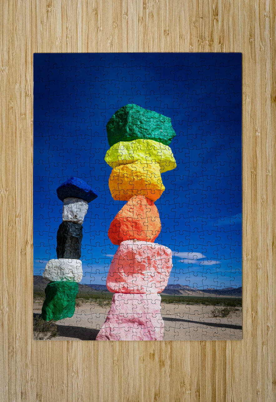 Seven Magic Mountains   Las Vegas NV 04945 Sanjeev Singhal Puzzle printing