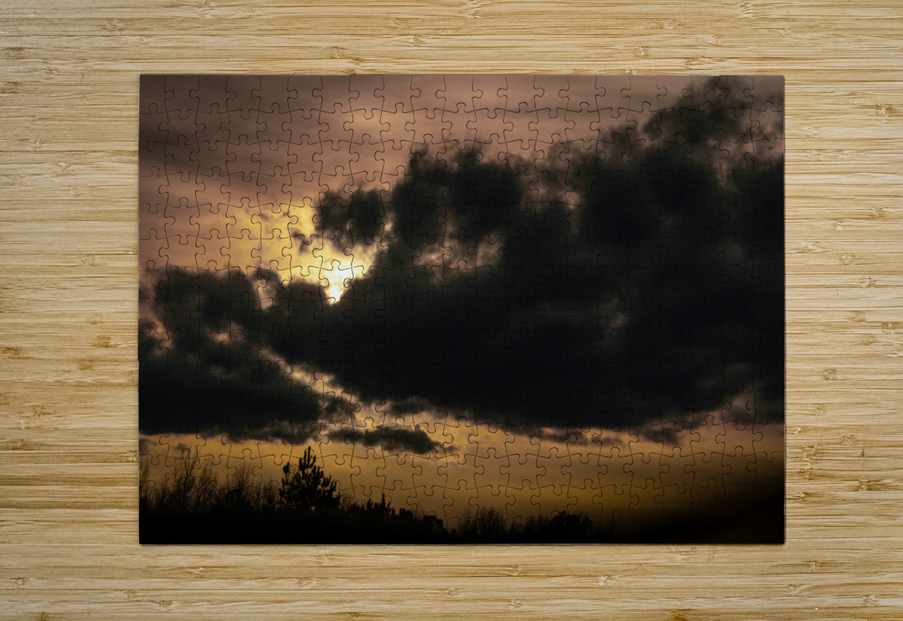 The Wonder of Clouds at Sunset Norma Brandsberg Photography Puzzle printing