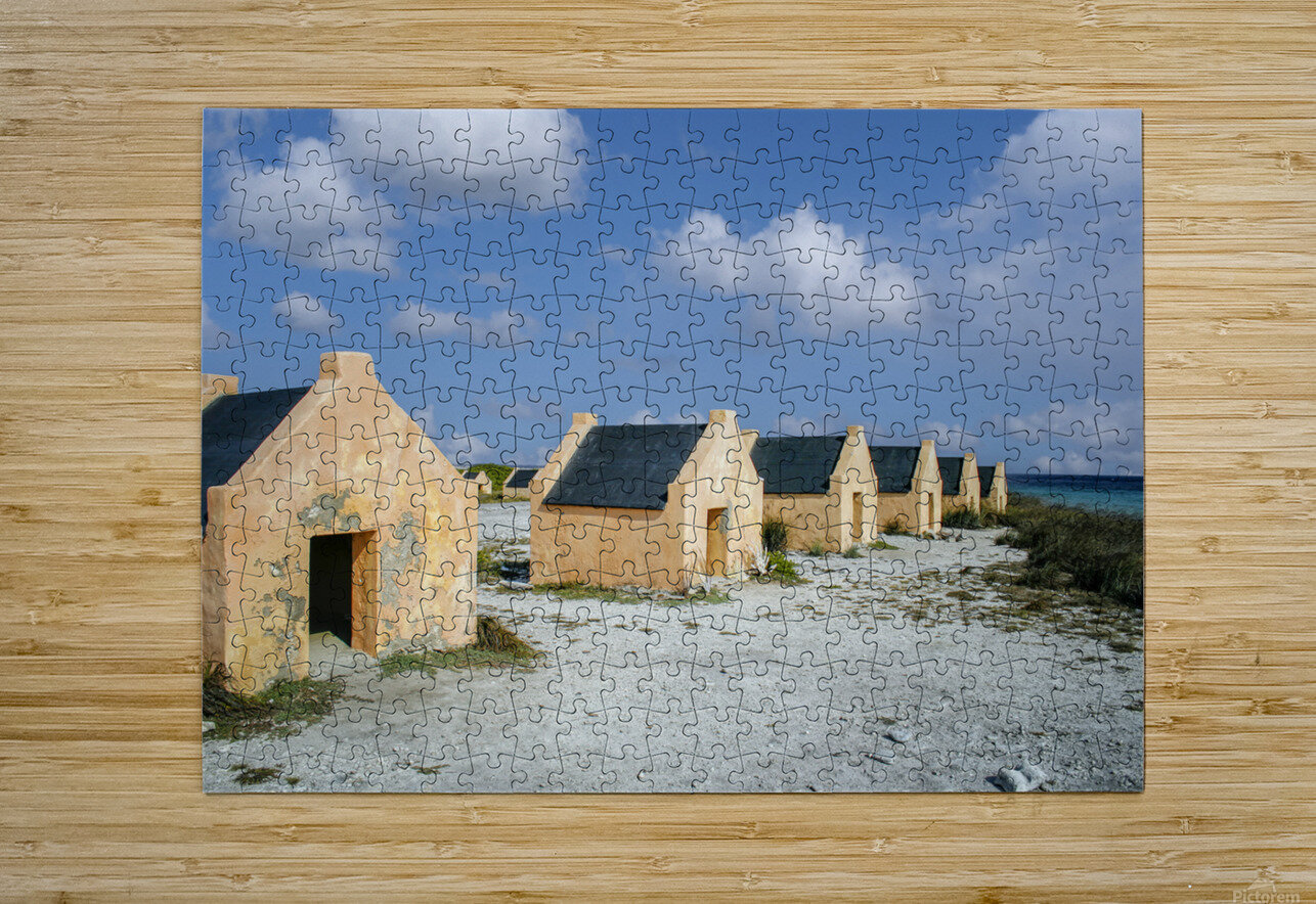Historical slave houses on Bonaire Patricia Hofmeester PHotography Puzzle printing
