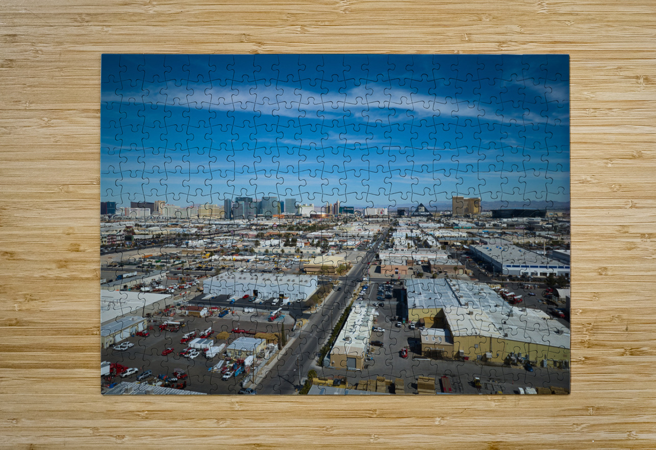 The Las Vegas NV Strip   Aerial View DJI 0913 Sanjeev Singhal Puzzle printing