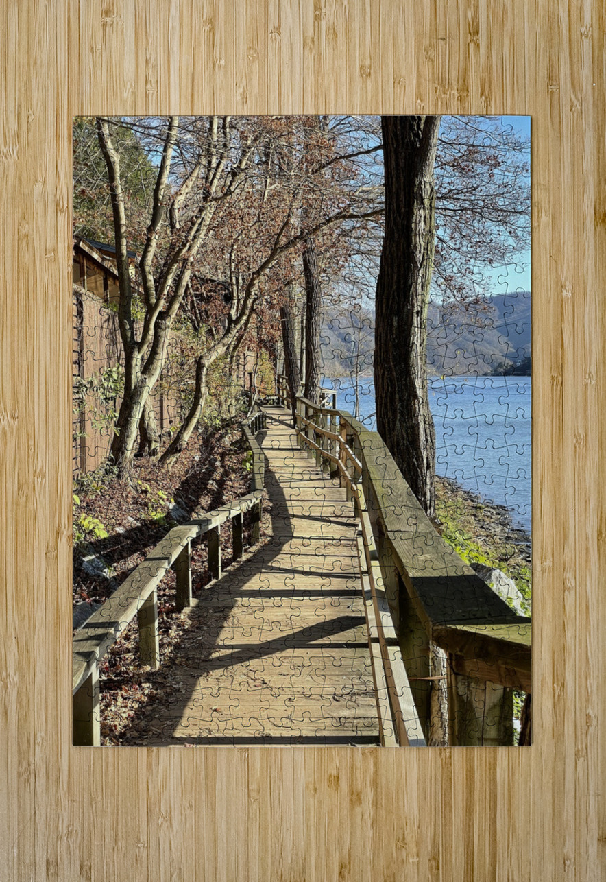 Nami Island Boardwalk Alyssa Rae Puzzle printing