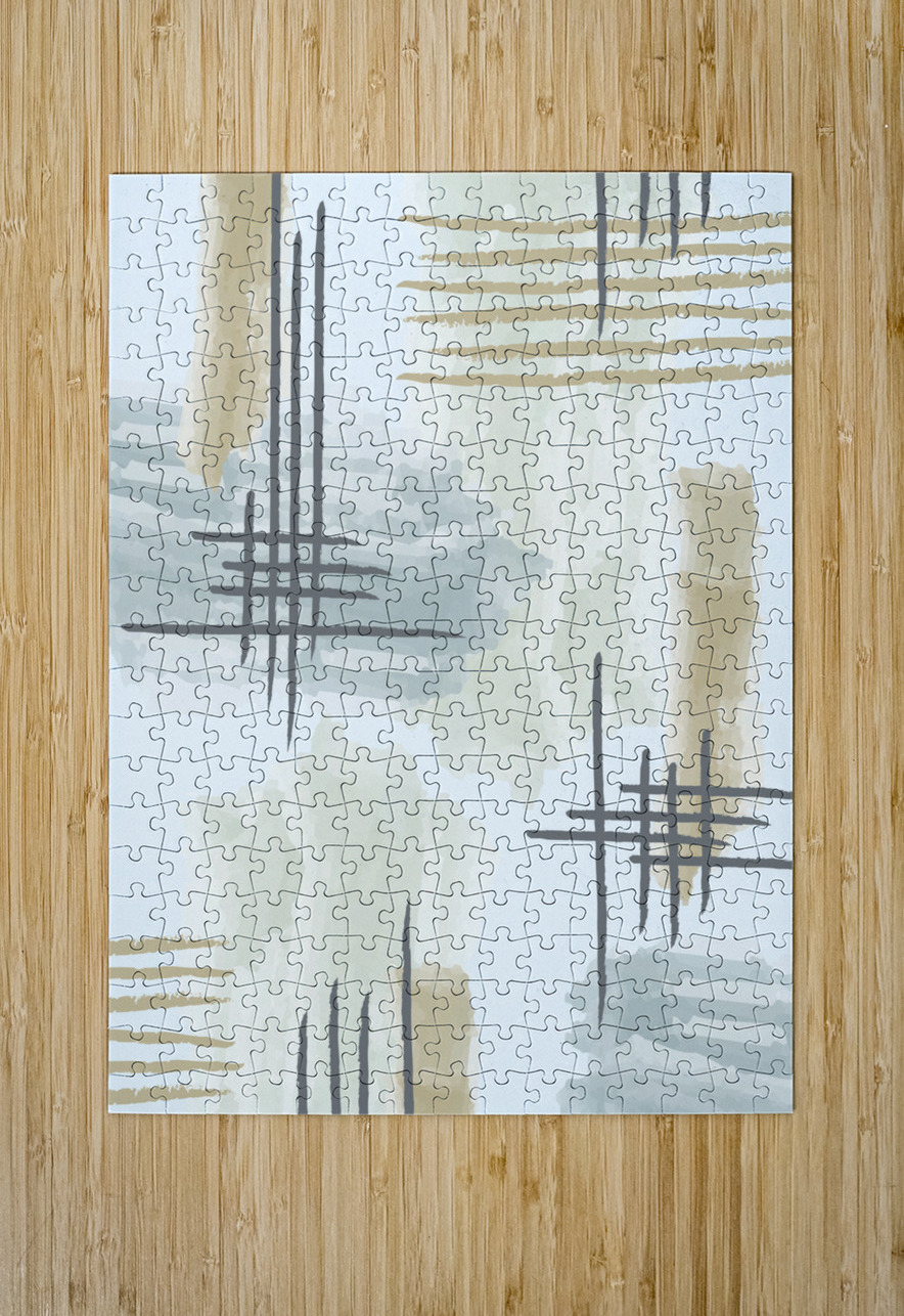 Abstract Warm Minimalism Vertical Imaging Creations Puzzle printing