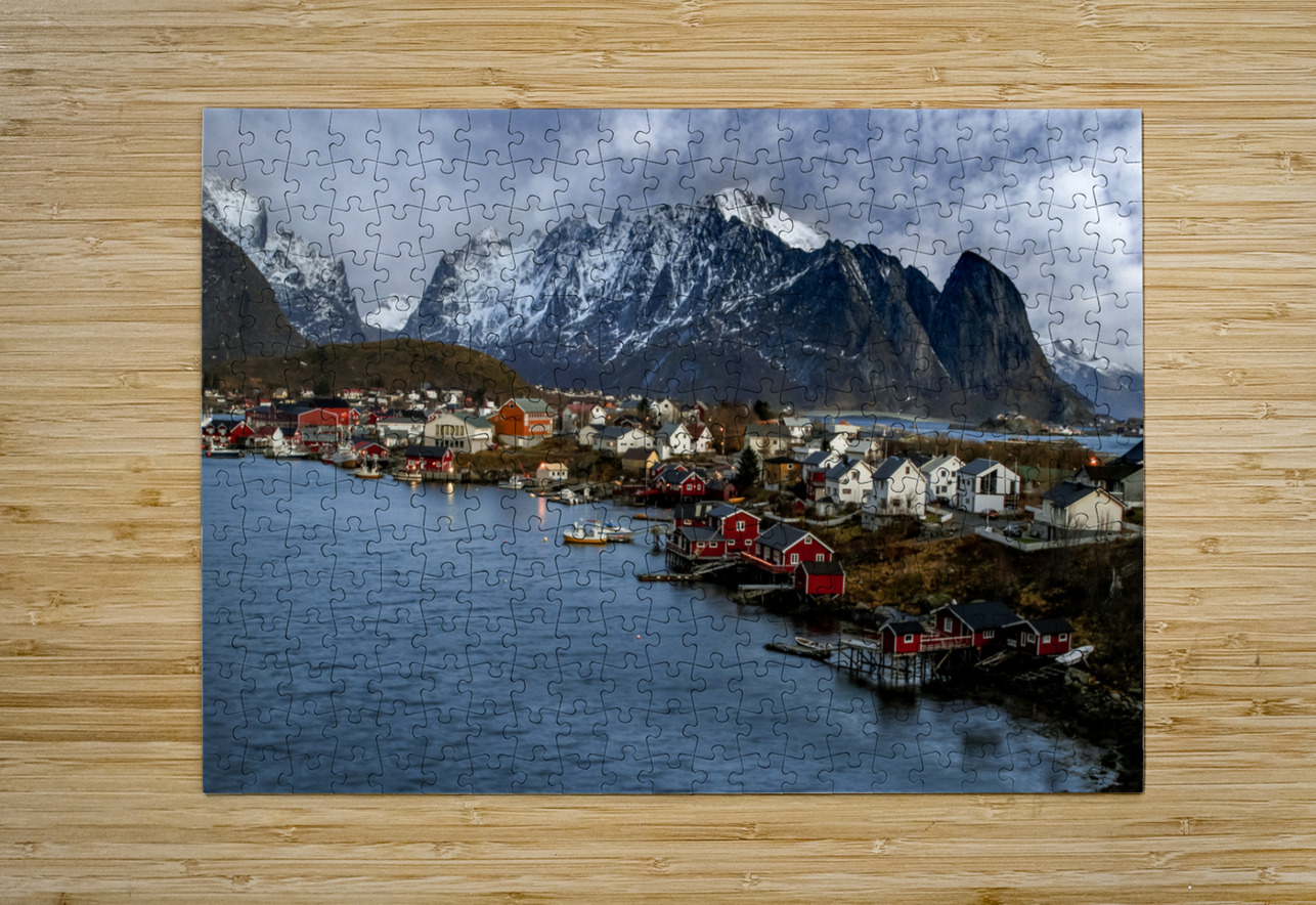 Lofoten Islands Vista in Reine Norma Brandsberg Photography Puzzle printing