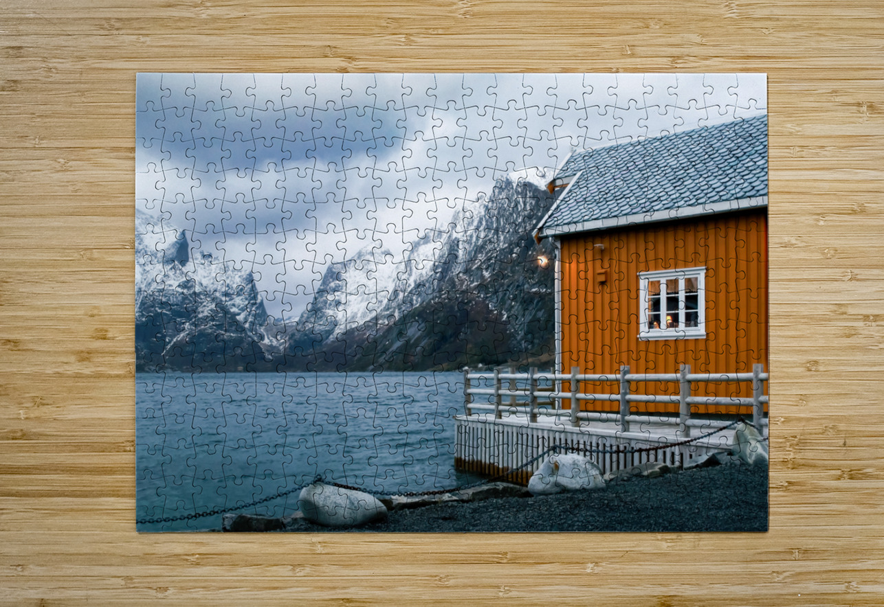 All About the View from the Ochre Rorbu Norma Brandsberg Photography Puzzle printing