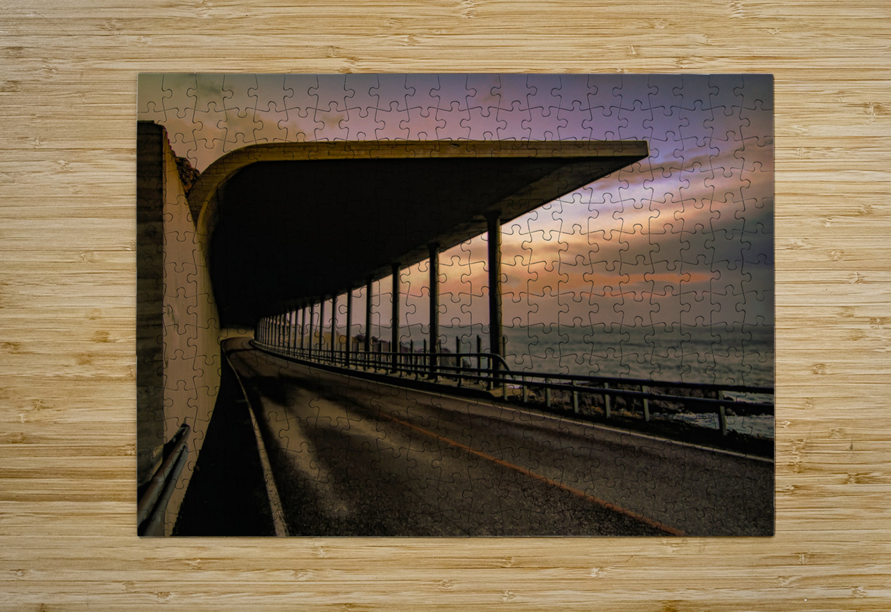 Reine Akkarvikodden Rasteplass Tunnel Norma Brandsberg Photography Puzzle printing