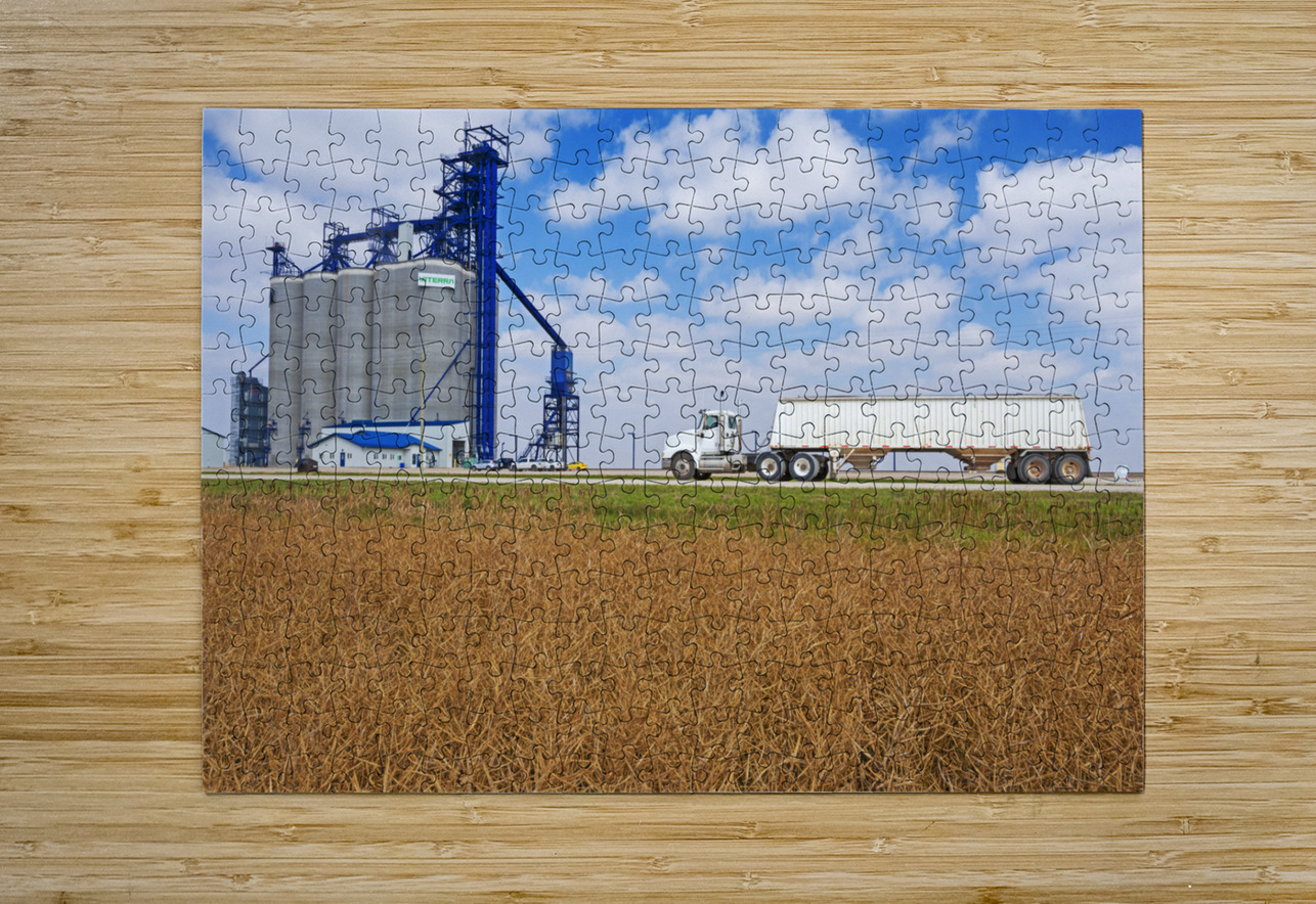 Hauling Crop Dave Reede Photohgraphy Puzzle printing
