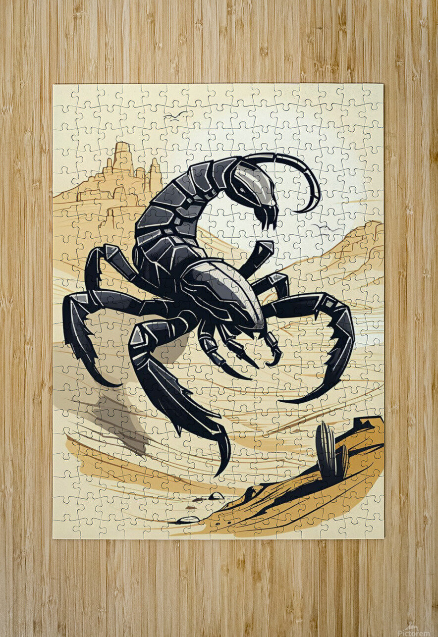 scorpion nature arachnid animal venomous poisonou Sastroredjo Puzzle printing
