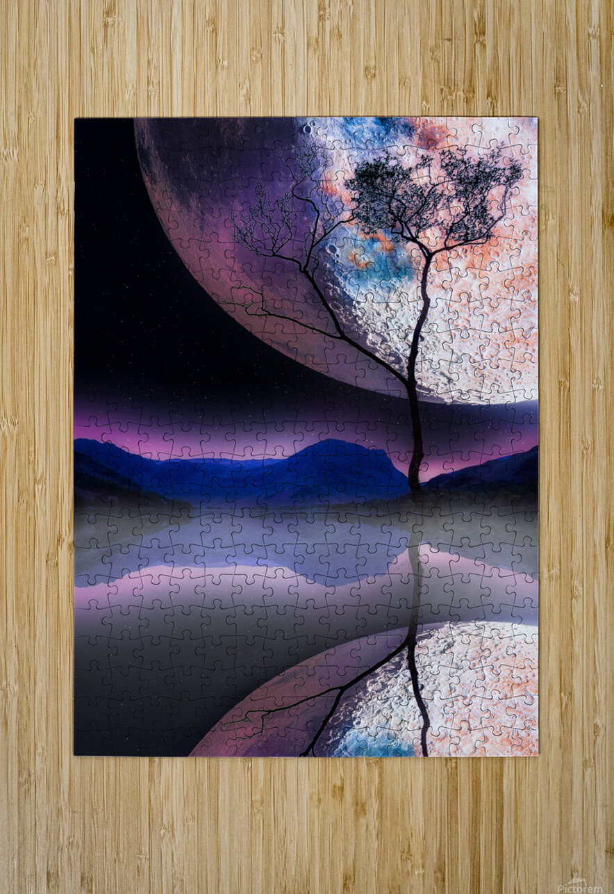 Seussian Tree Against Overhanging Sky Studio IconoGraffiti Puzzle printing