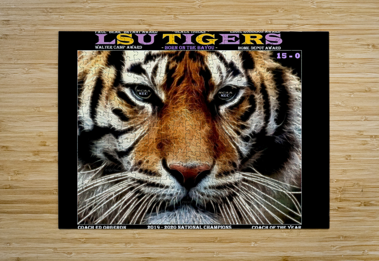 2019 NATIONAL CHAMPIONS  COACH O Digicam Puzzle printing