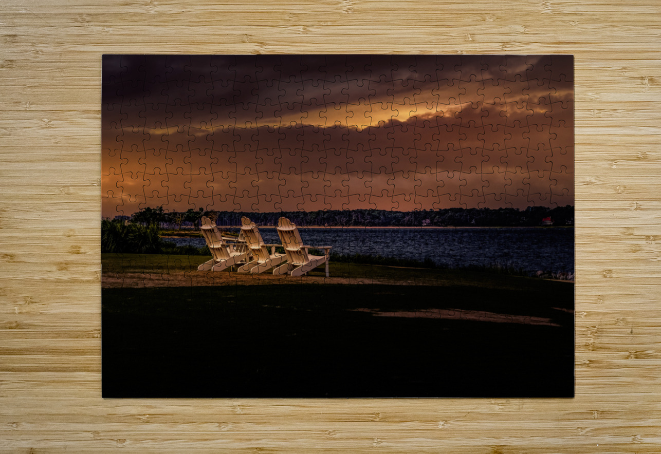 Sea Pines Golf Club Chairs Norma Brandsberg Photography Puzzle printing