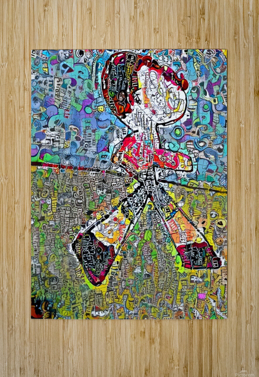 Stylized Figure Luciano Puzzle printing