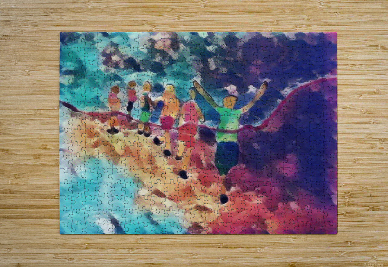 Running fluid Luciano Puzzle printing