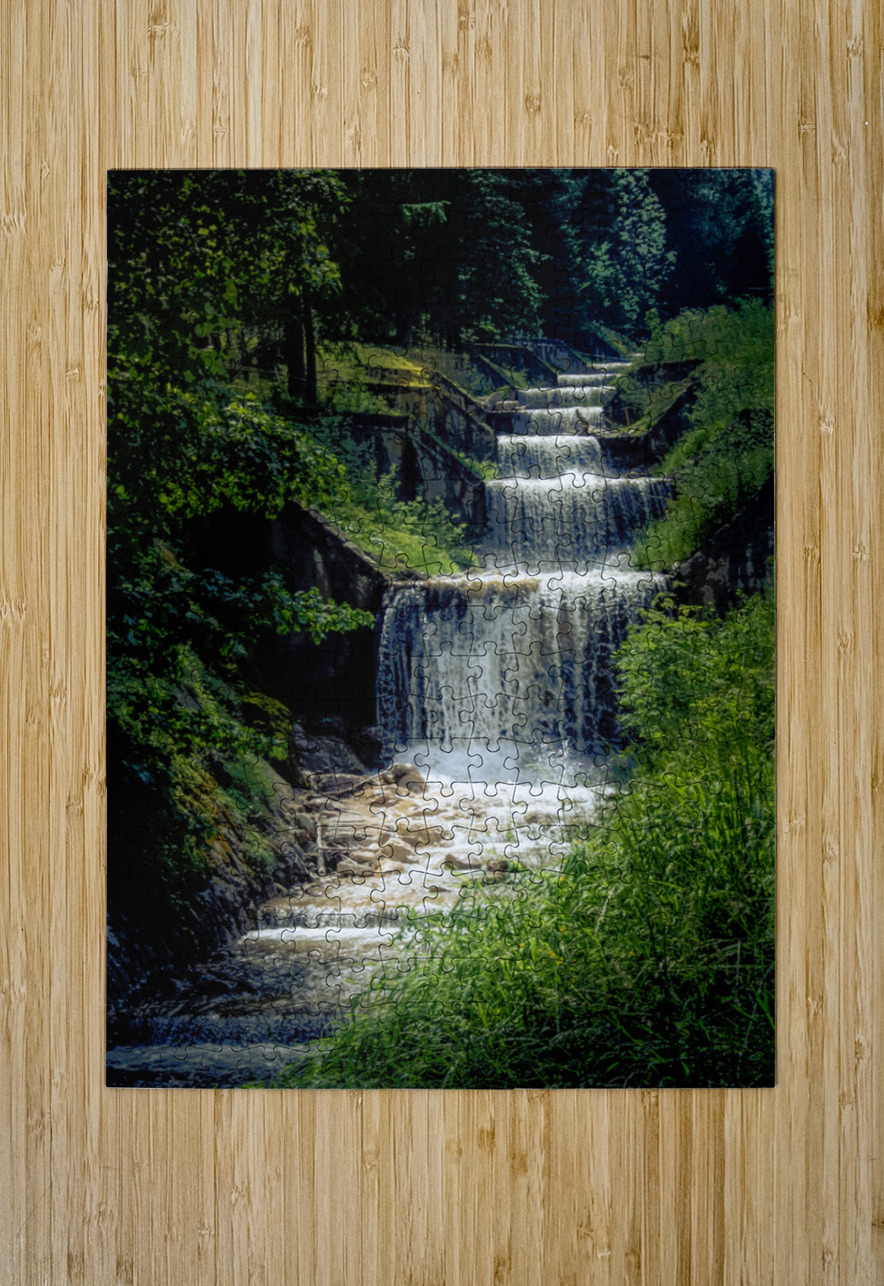The Dolomite Waterfall Cascade Norma Brandsberg Photography Puzzle printing