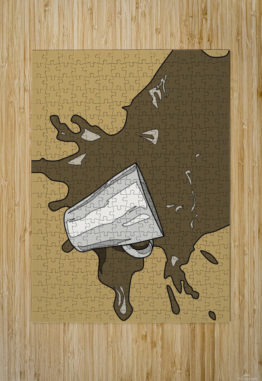 coffee coffee shop tea digital cup brown tomorrow Sastroredjo Puzzle printing