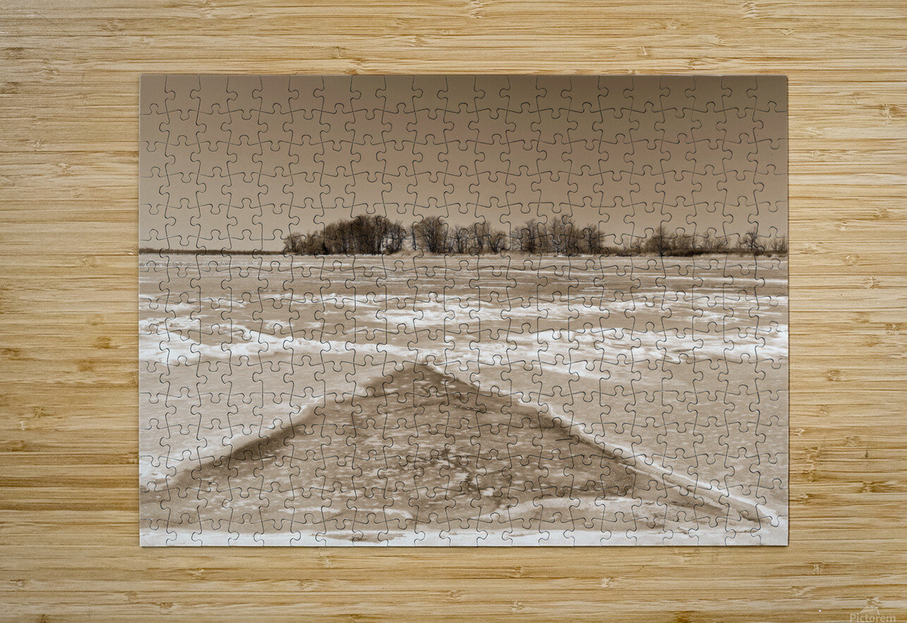 Frozen River Guenther Schwermer Puzzle printing