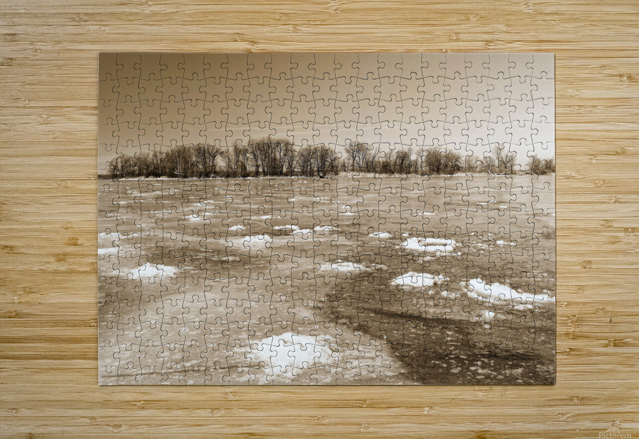 Frozen River Guenther Schwermer Puzzle printing