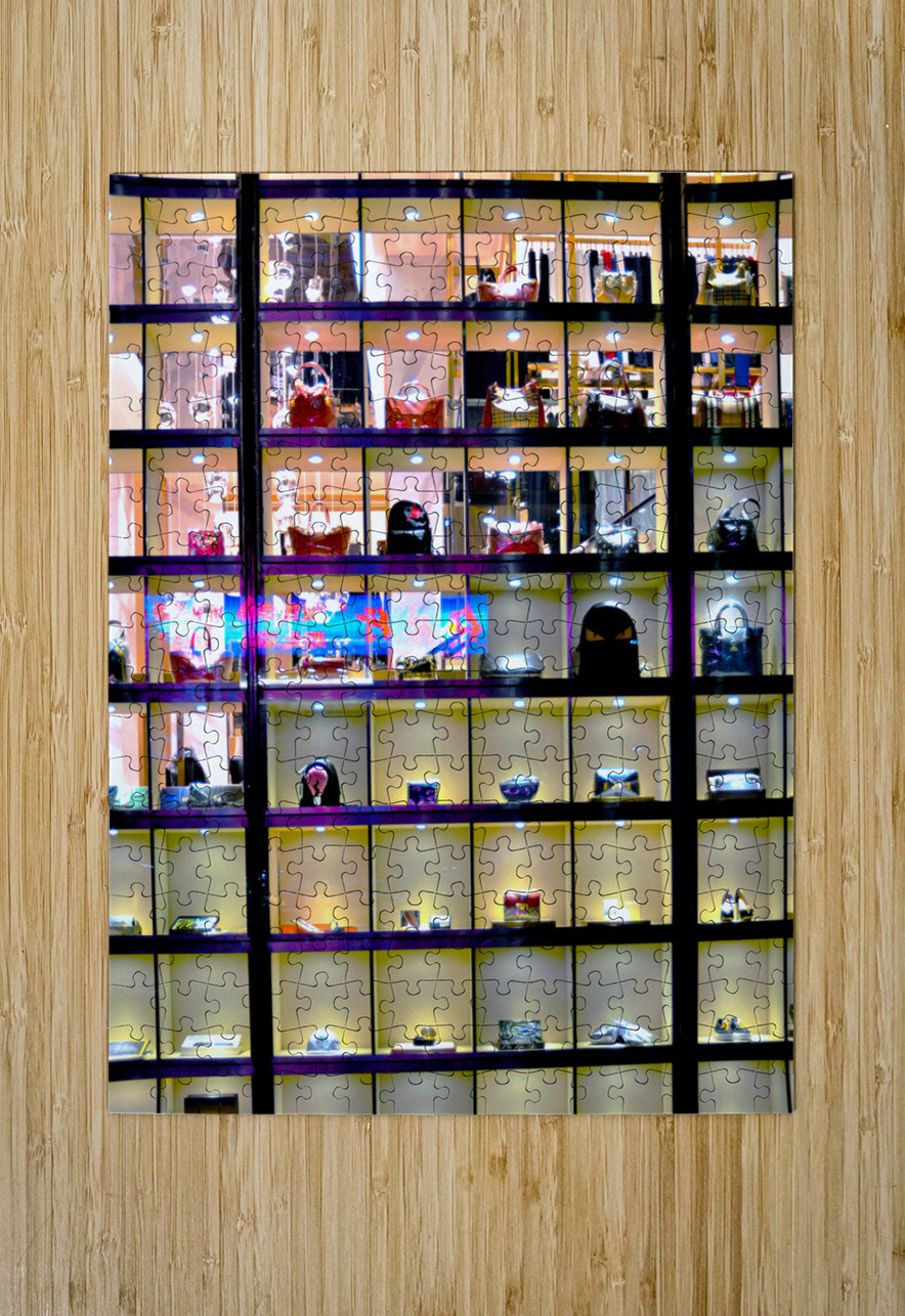 Macau-Window Display Clement Tsang Puzzle printing