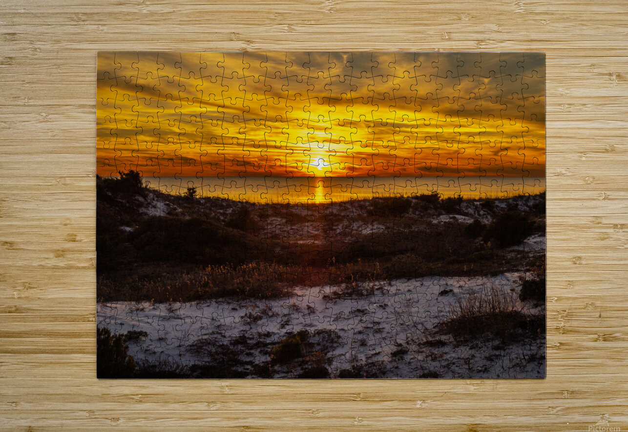 Gulf Coast Sunset 1 Pope McElvy Puzzle printing