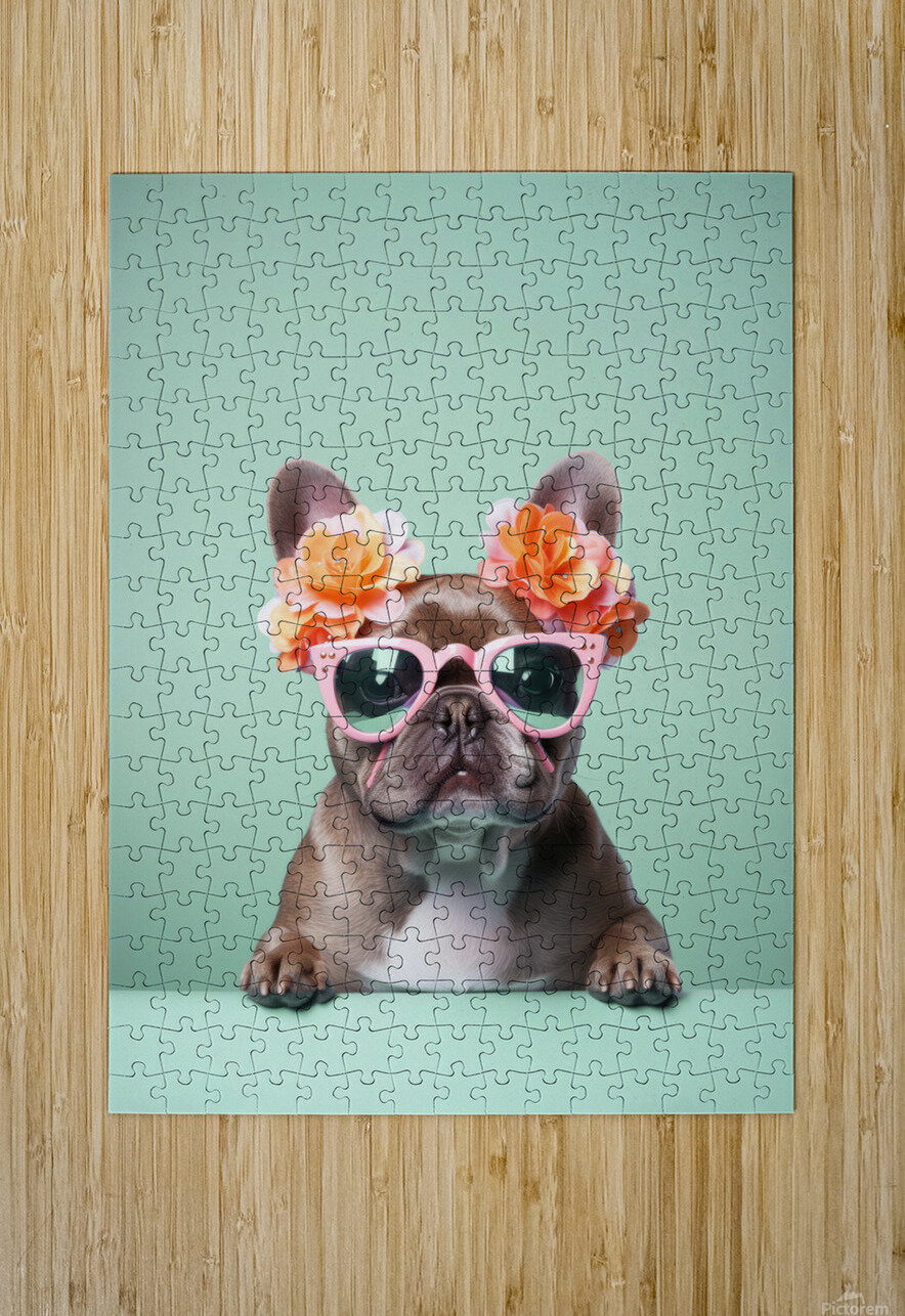 QAN 063 – Fashionable Frenchie Masterwork Reimagined Puzzle printing