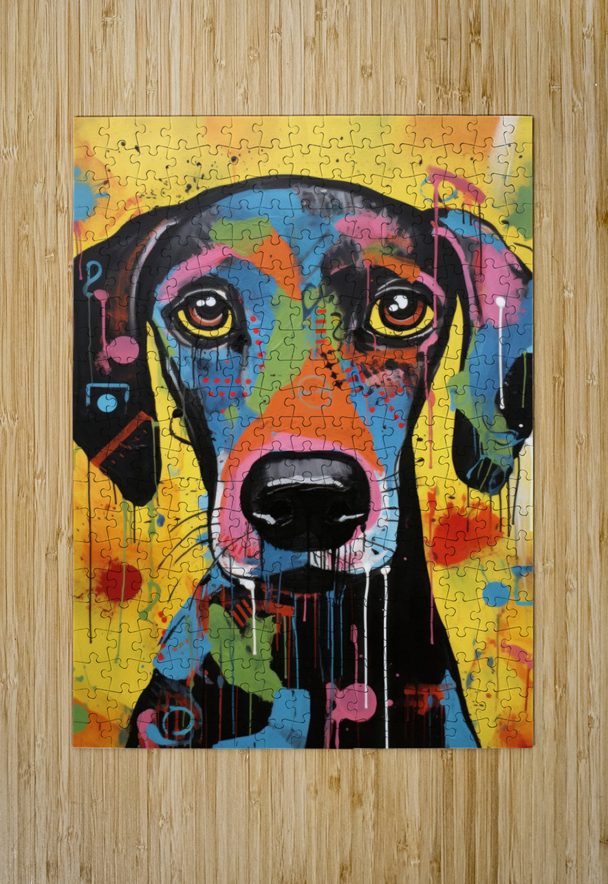 QAN 1086 – Hound Dog Masterwork Reimagined Puzzle printing