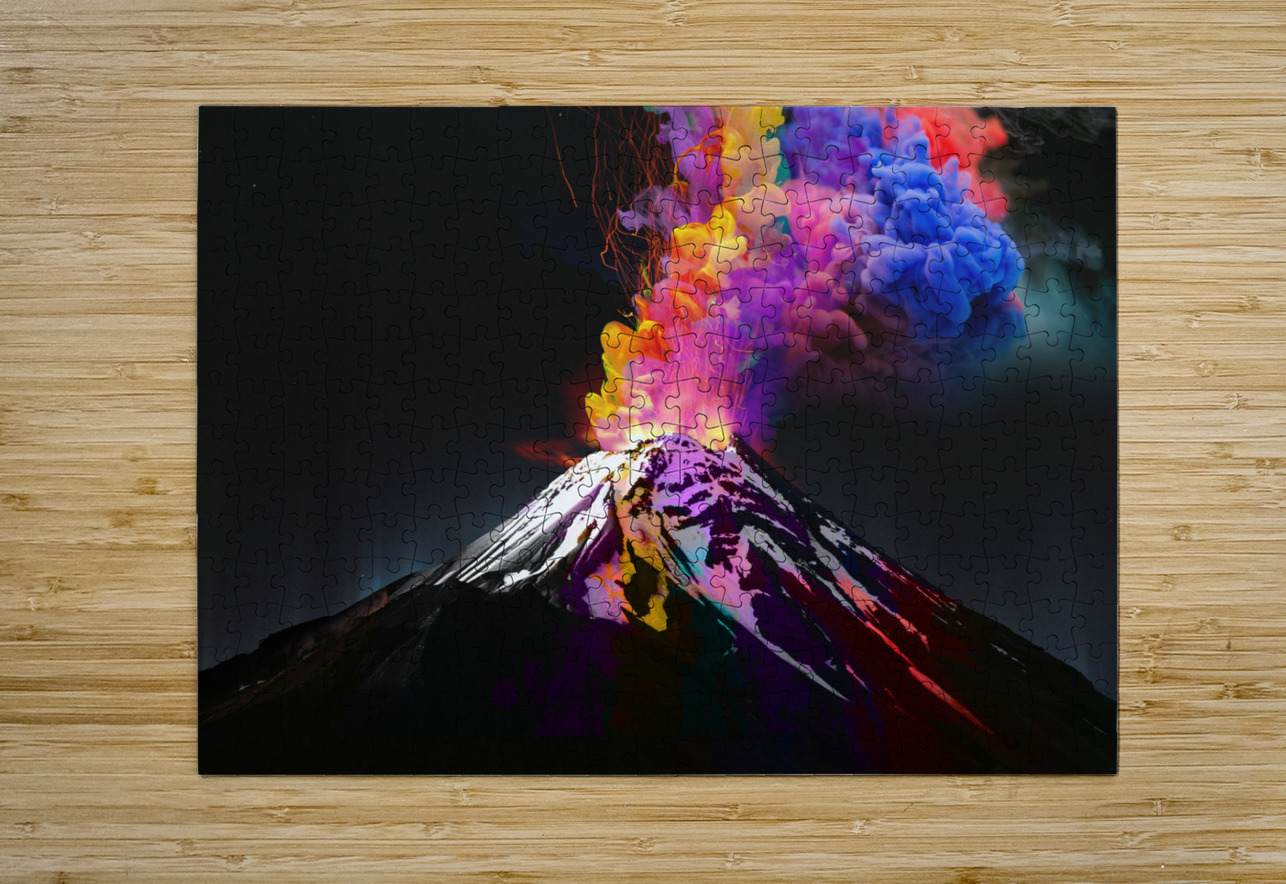 QLN 009 – Rainbow Vocano Masterwork Reimagined Puzzle printing