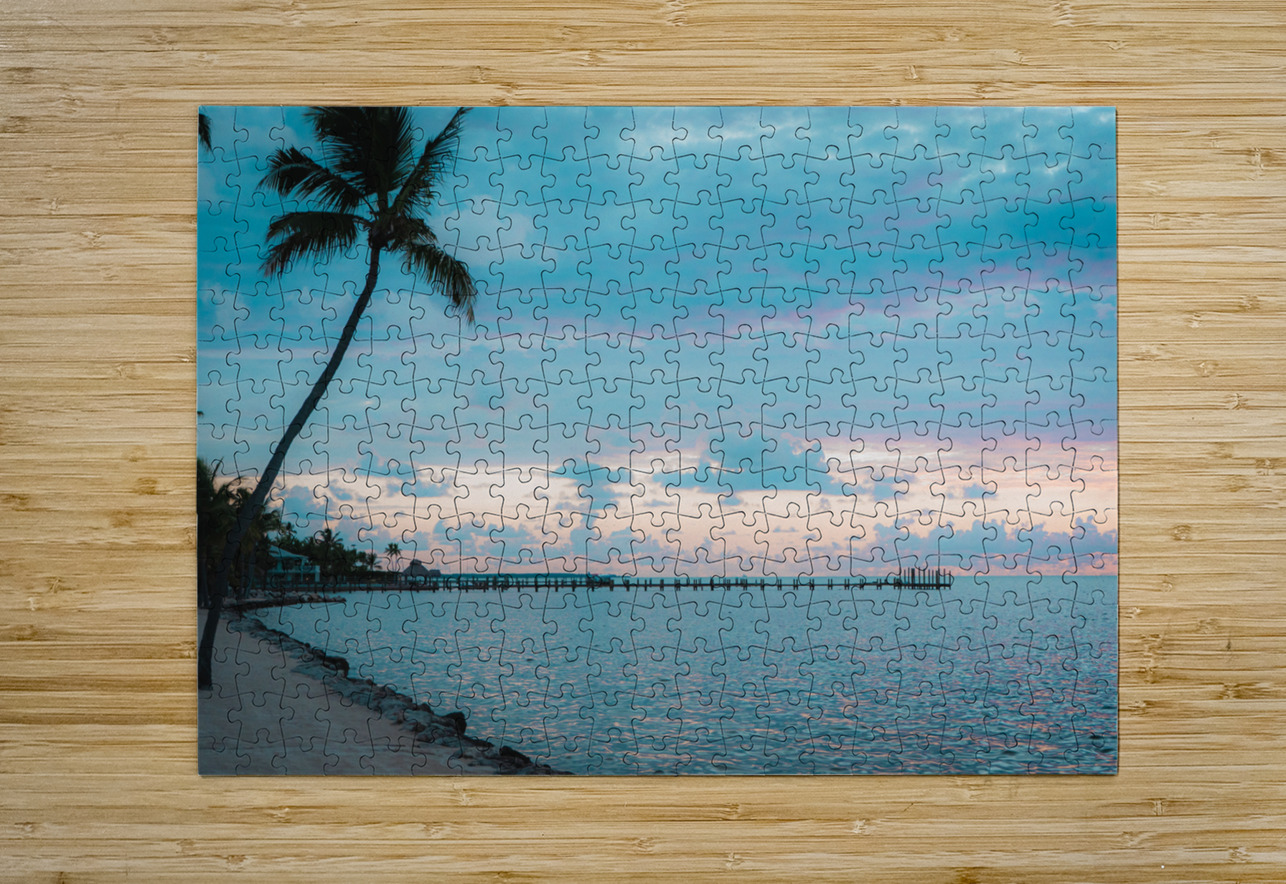 Cheeca Palm Coastal Palms Media Puzzle printing