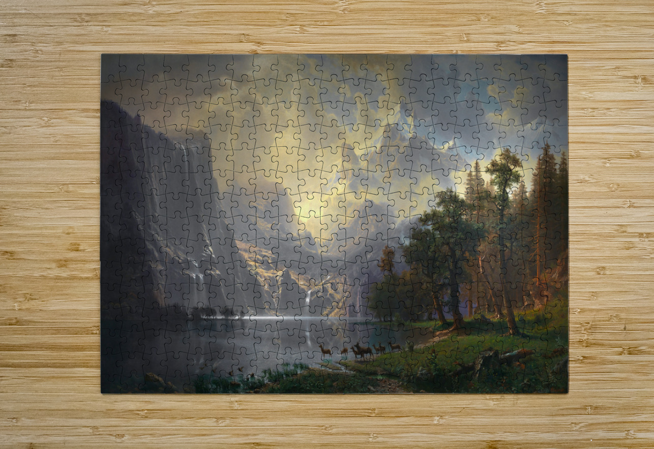 QCL 1081 – Among the Sierra Nevada Mountains  1 Masterwork Reimagined Puzzle printing