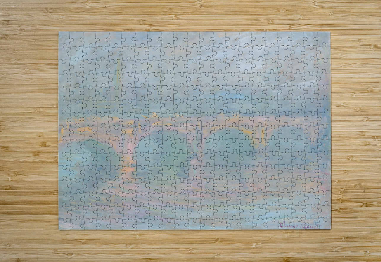 QCL 1140 – Waterloo Bridge London at Sunset by Masterwork Reimagined Puzzle printing