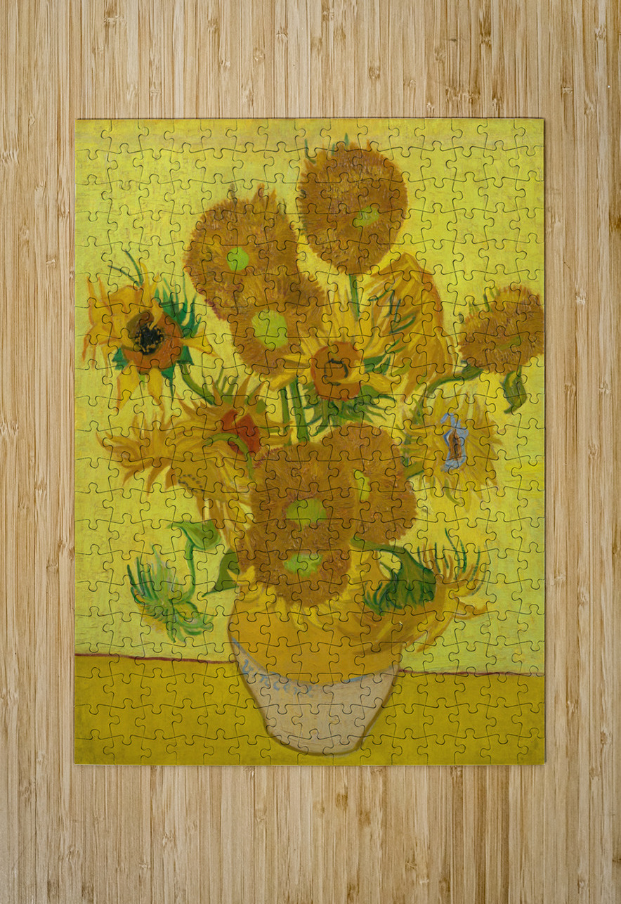 QCL 1201 – Sunflowers by Vincent Van Gogh Masterwork Reimagined Puzzle printing