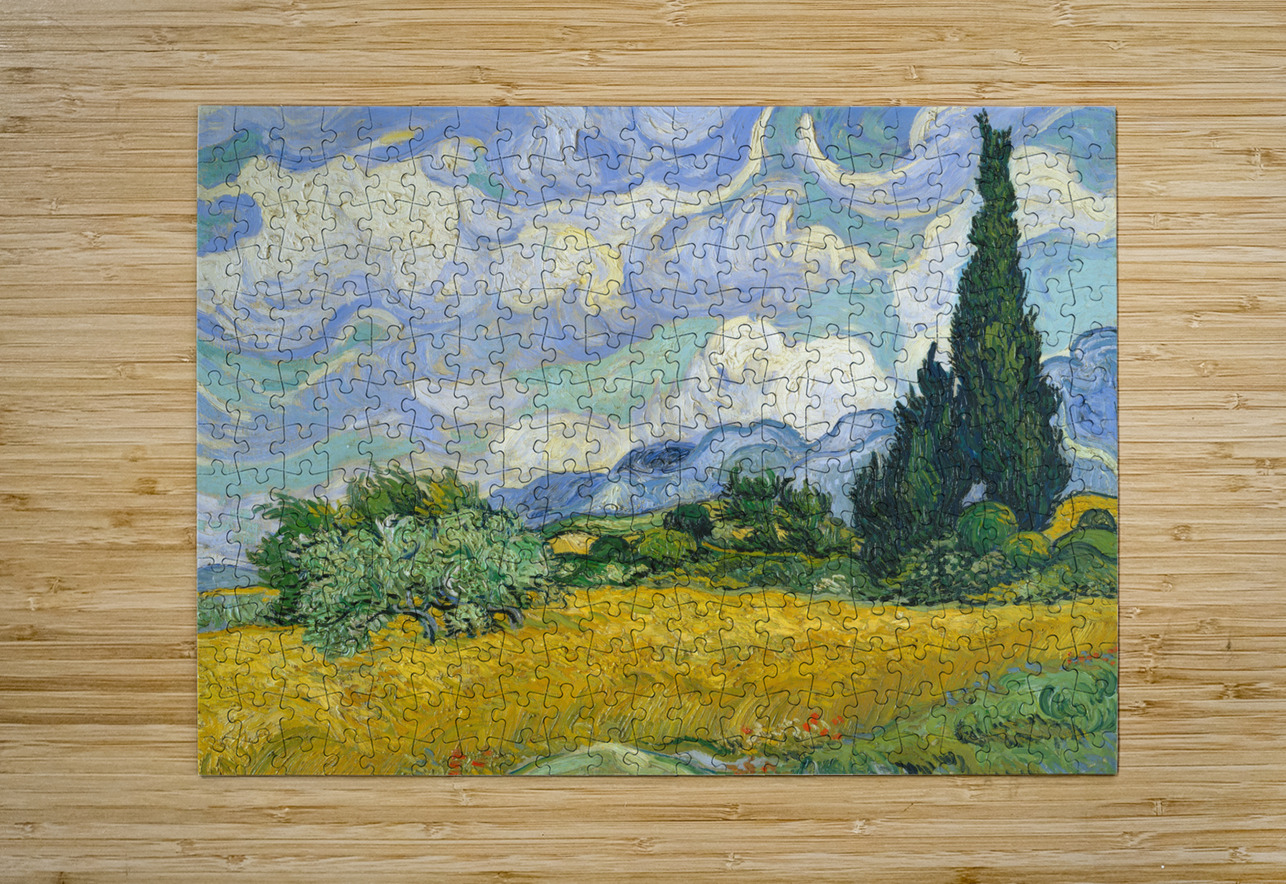 QCL 1200 – Wheat Field with Cypresses 1889 Vinc Masterwork Reimagined Puzzle printing
