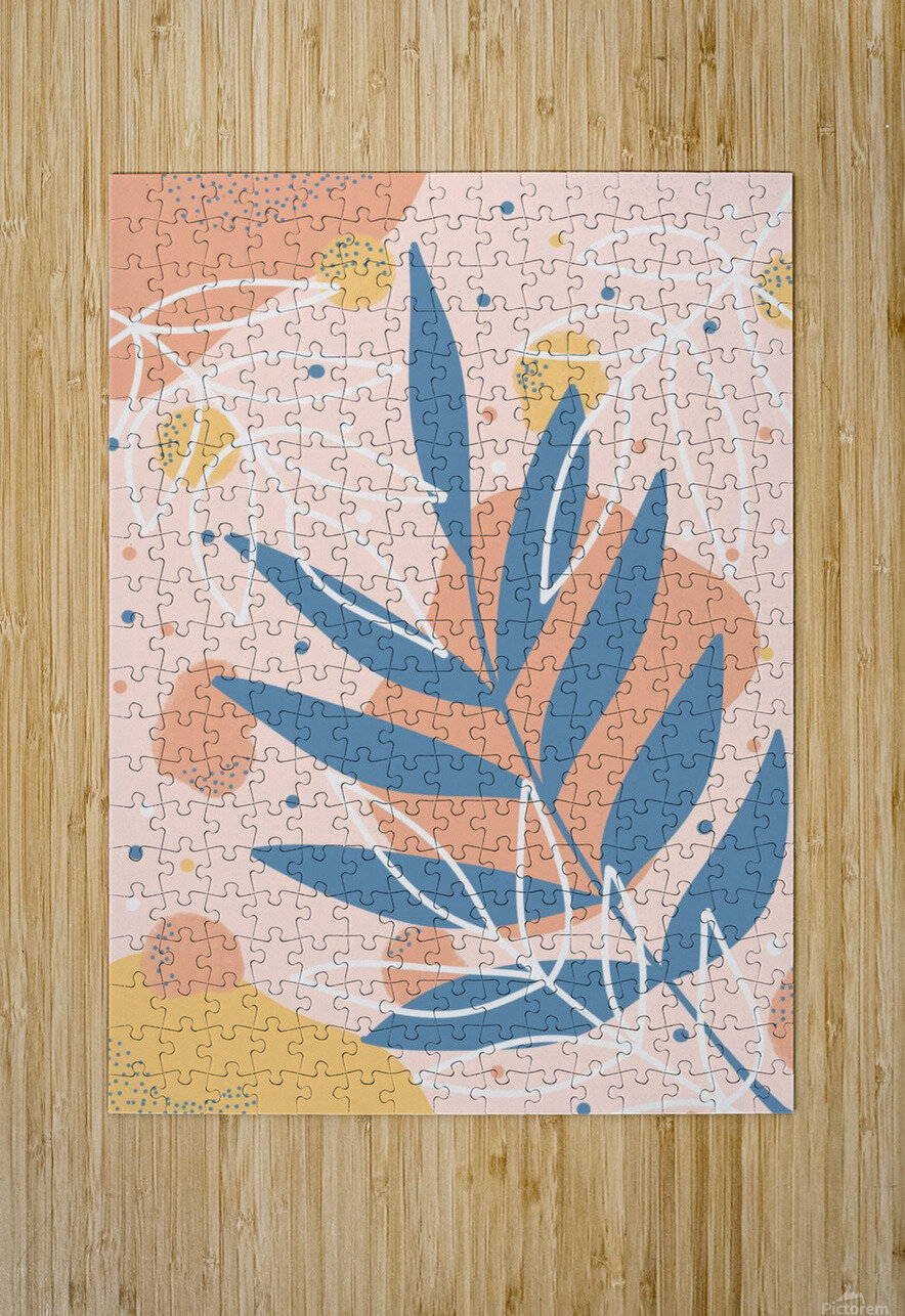 summer pattern tropical design nature green plant Sastroredjo Puzzle printing