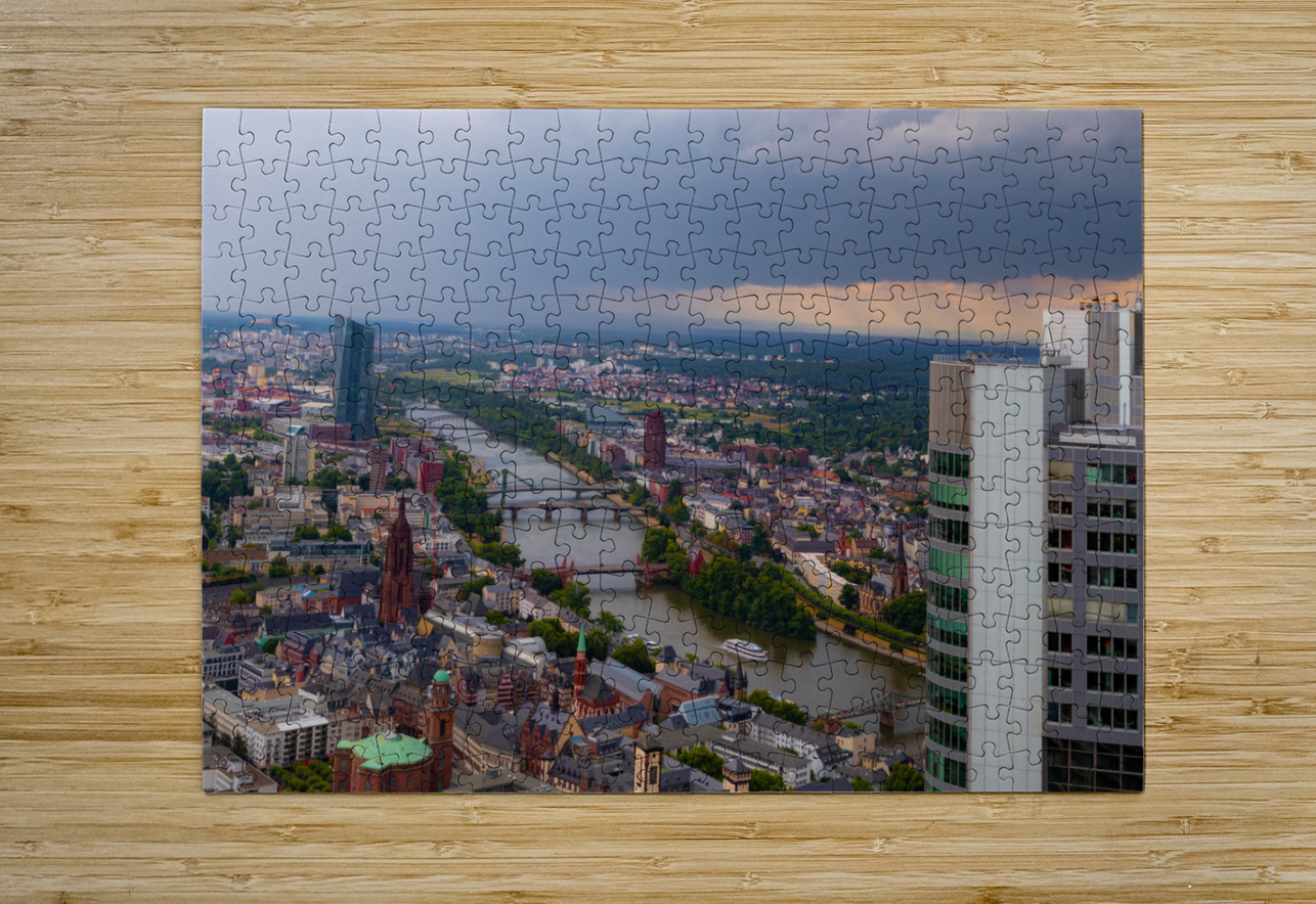 Frankfurt am Main Sunbeams Norma Brandsberg Photography Puzzle printing