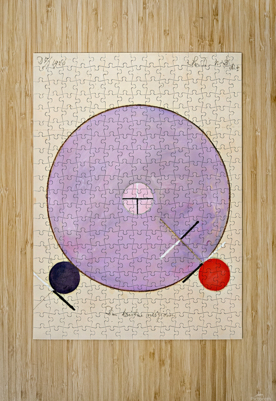 Hilma Af Klint - No. 3d The Teachings of Buddhism 1920 Vivanne Puzzle printing
