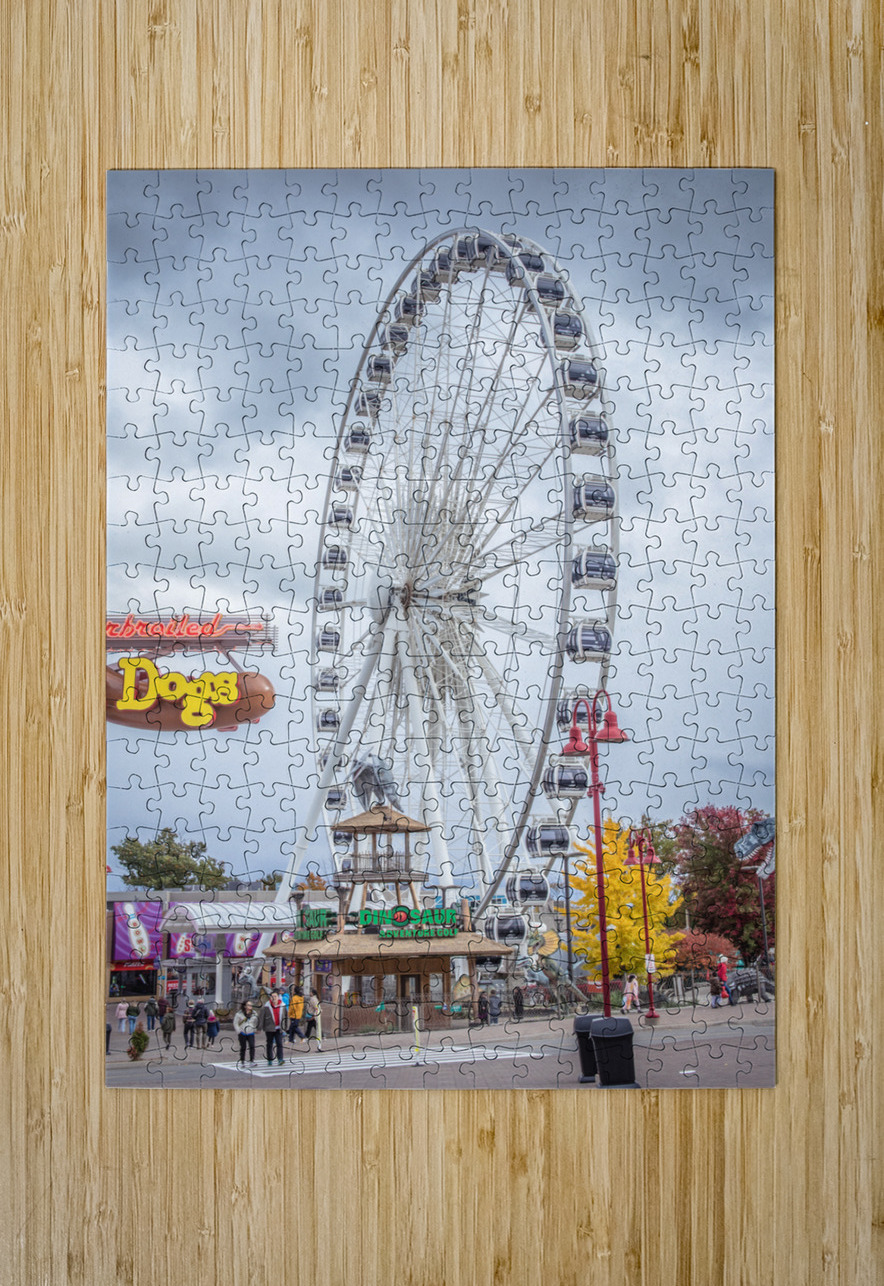 Giant Ferris Wheel Niagra Canada Ivy Rose Photography Puzzle printing