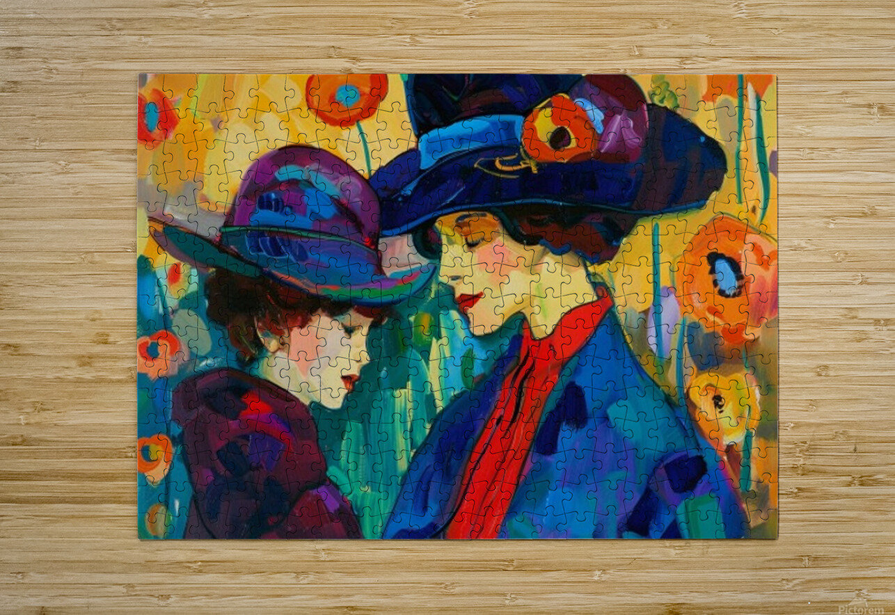 WHISPERED SECRETS AMONGST THE FLORALS GraphixCafe Puzzle printing