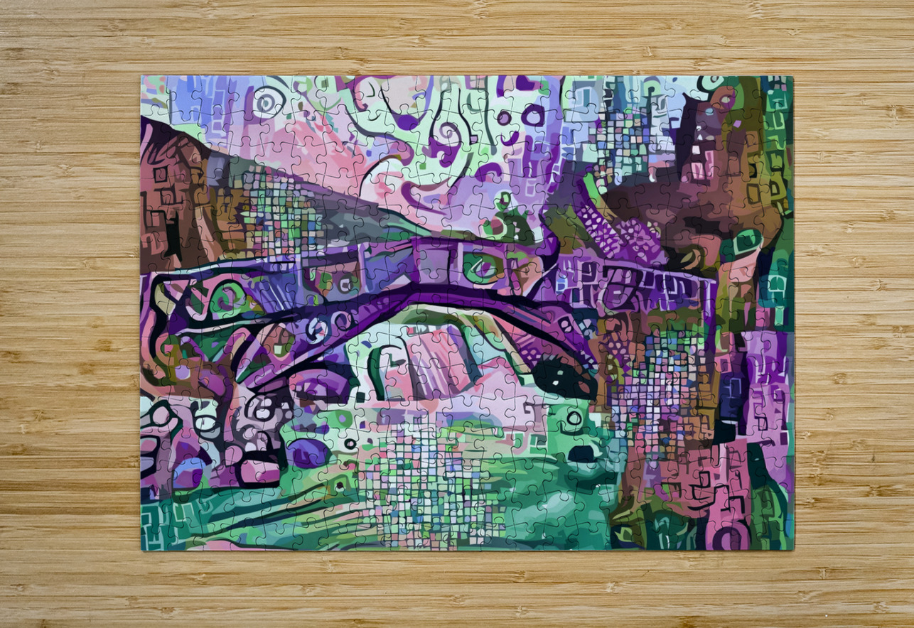 ArtXcl 112 bridge Arte Fino Puzzle printing