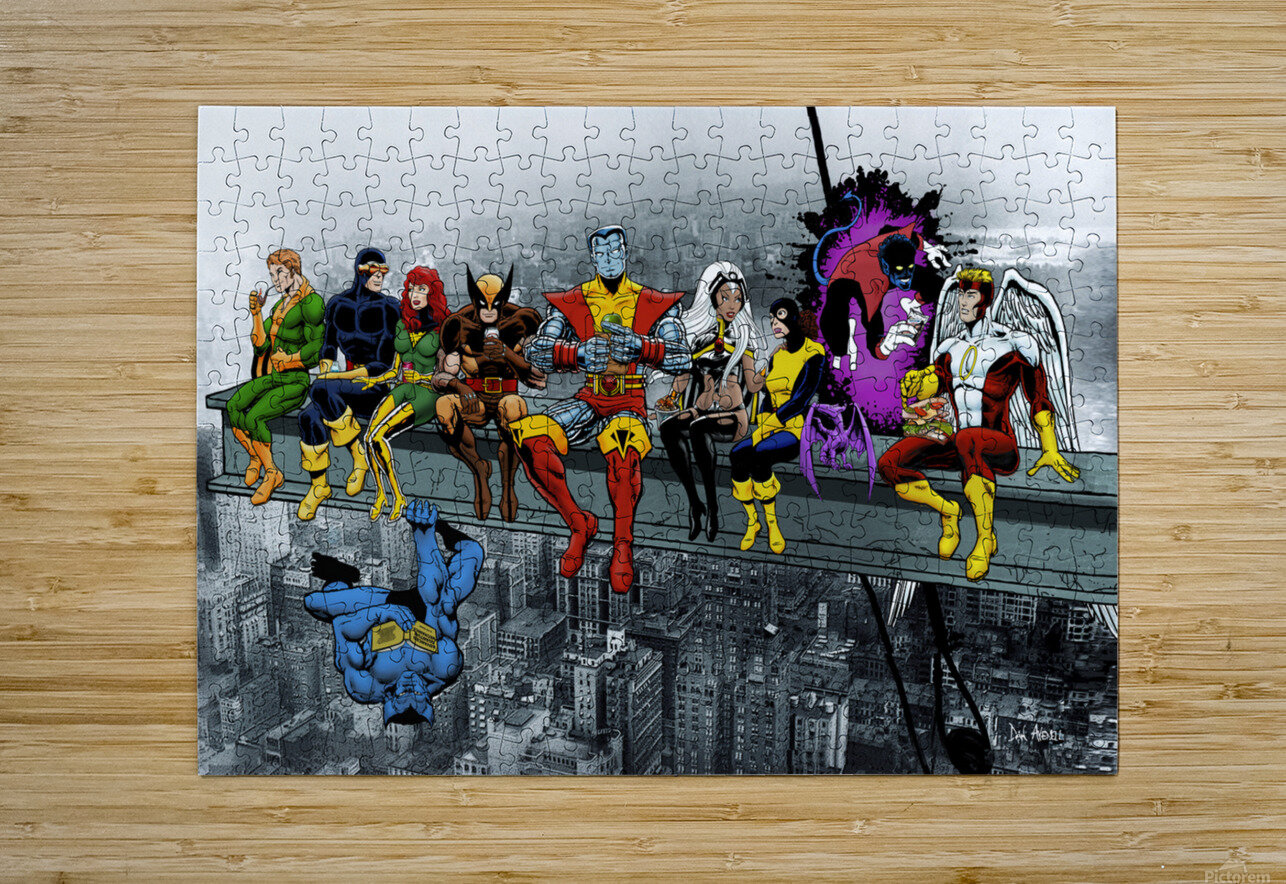  X Men Lunch Atop A Skyscraper Dan  Avenell Puzzle printing