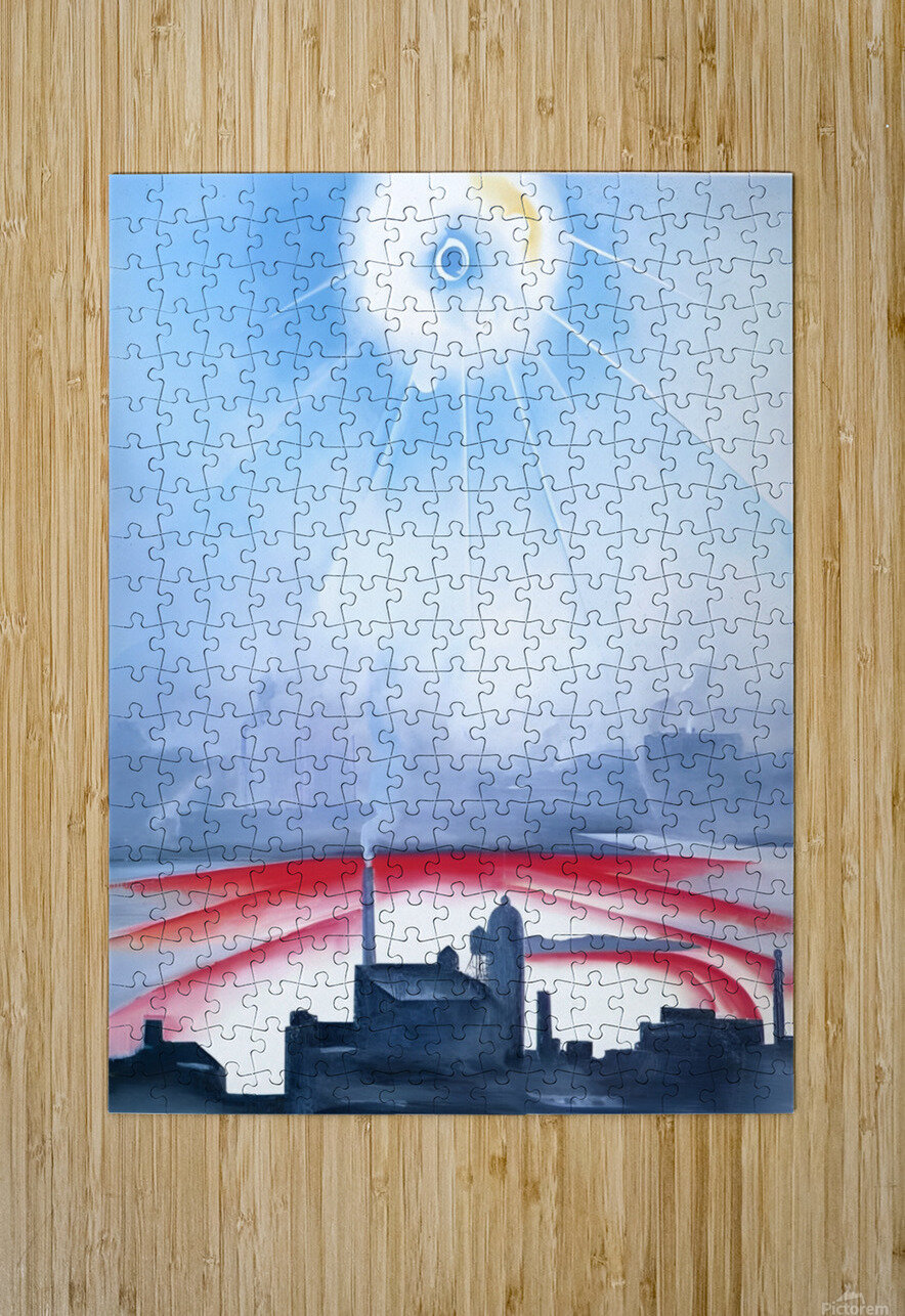 Georgia OKeeffe - East River No 1  William Store Puzzle printing