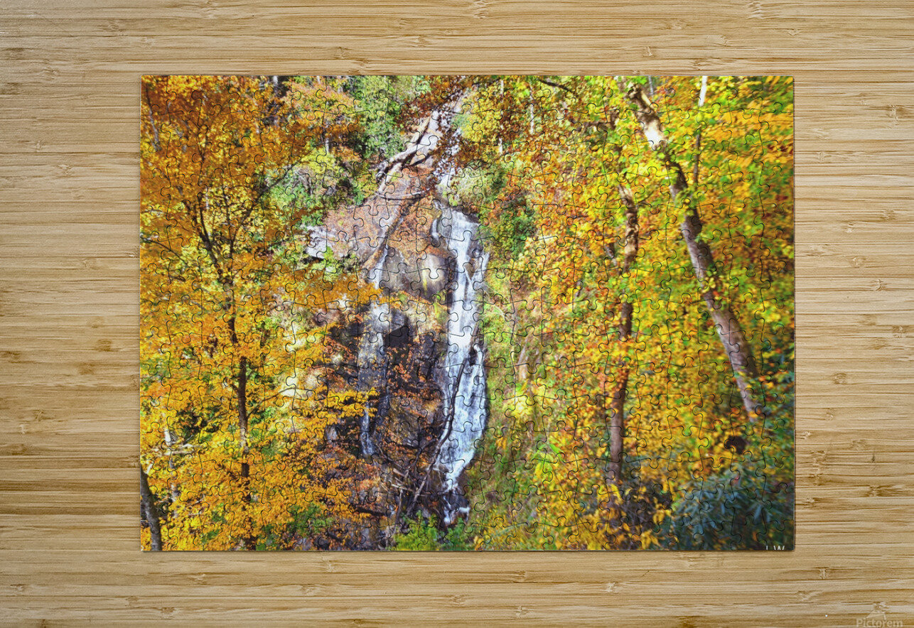 Beechbottom Falls Pickens County South Carolina  Lisa Wooten Photography Puzzle printing