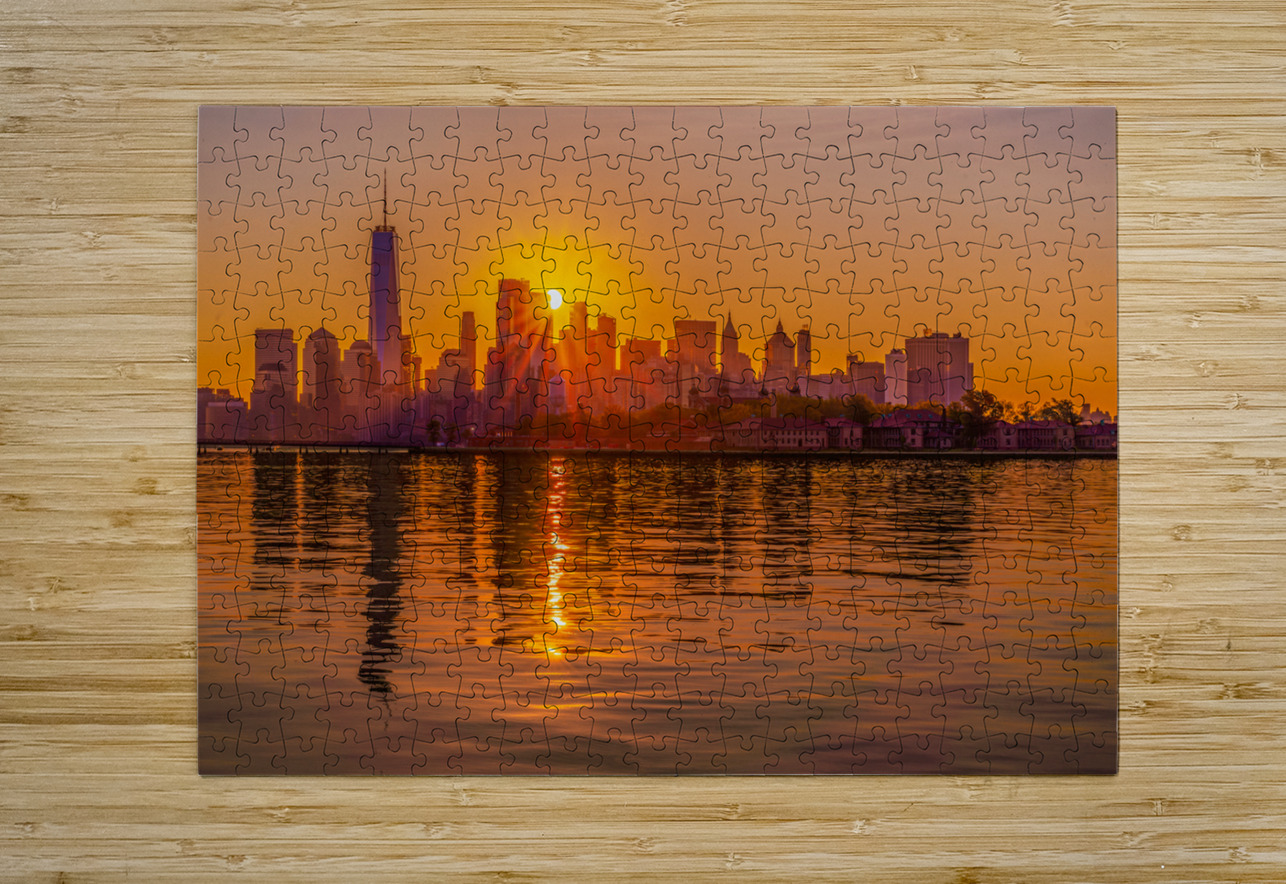 Sunrise over Manhattan Geoffrey Prior Puzzle printing