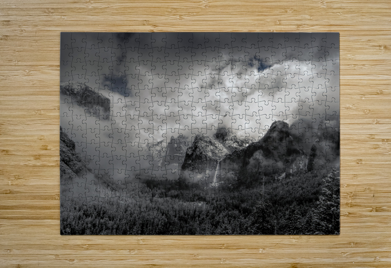 Yosemite Lingering  Storms Norma Brandsberg Photography Puzzle printing